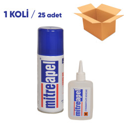 Mitre Apel - Mitre Apel Hızlı Yapıştırıcı 400 Ml Çok Güçlü - Avantaj Paketi (1 Koli - 25 Adet)